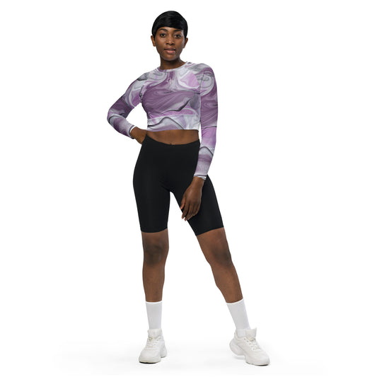 OG Stasis Recycled long-sleeve crop top