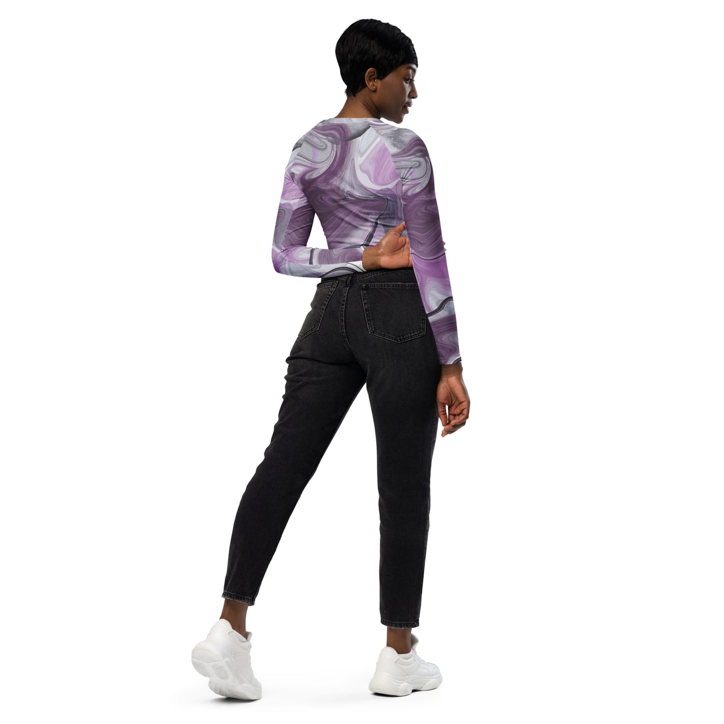 OG Stasis Recycled long-sleeve crop top