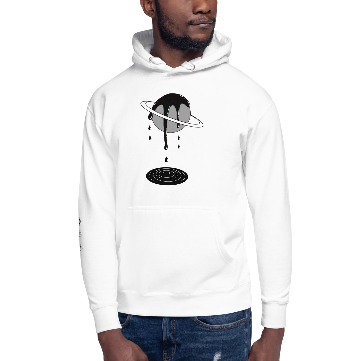 Cosmic Eyes Hoodie White