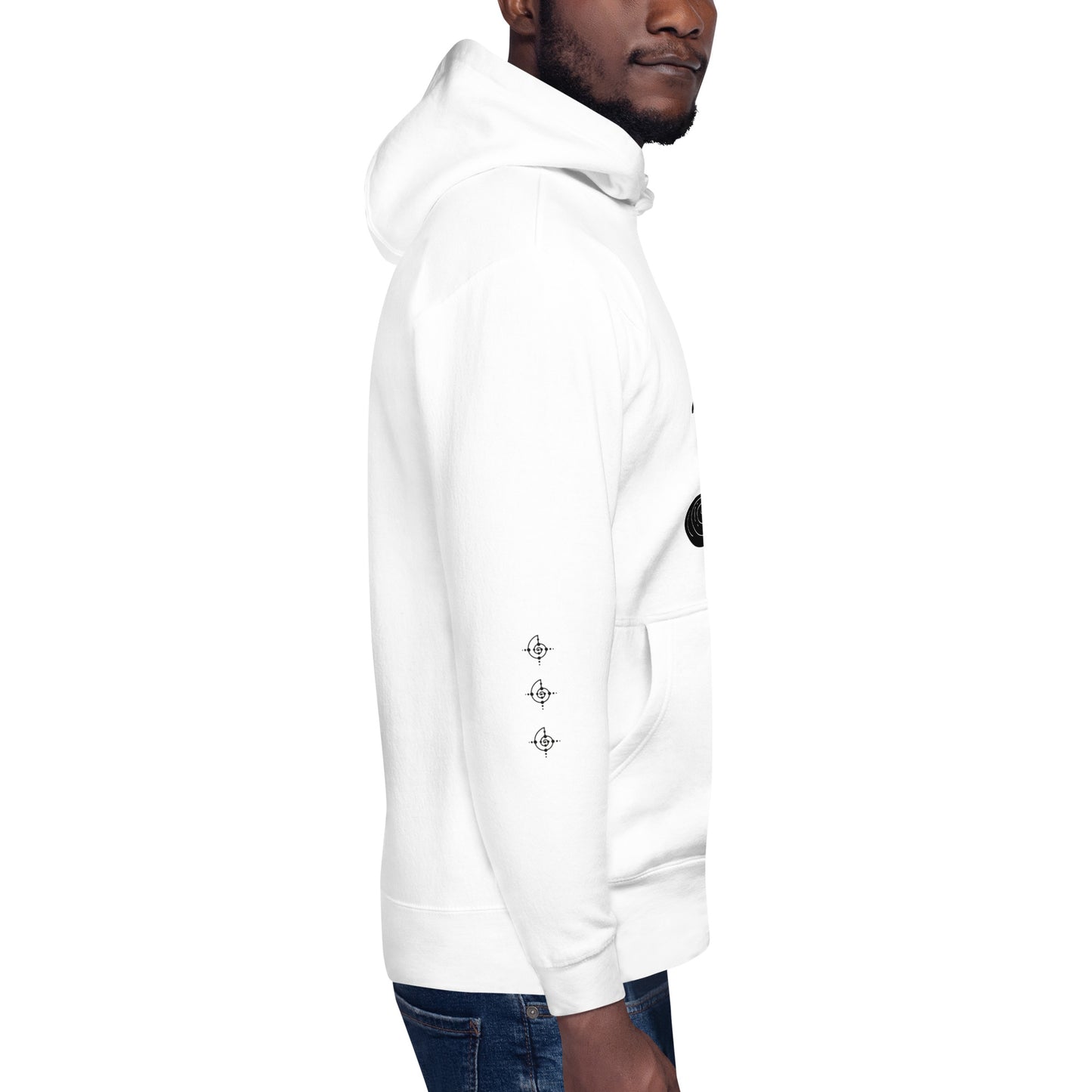 Cosmic Eyes Hoodie White