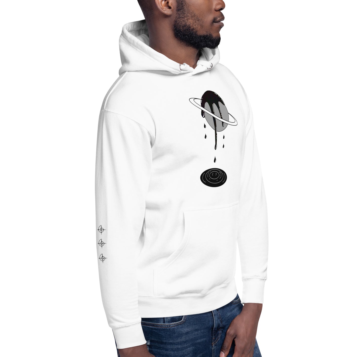 Cosmic Eyes Hoodie White