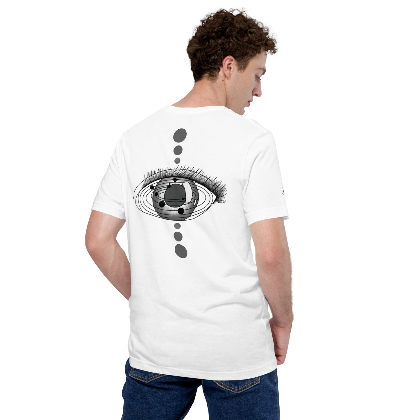 Shaded Cosmic Eyes Tee White